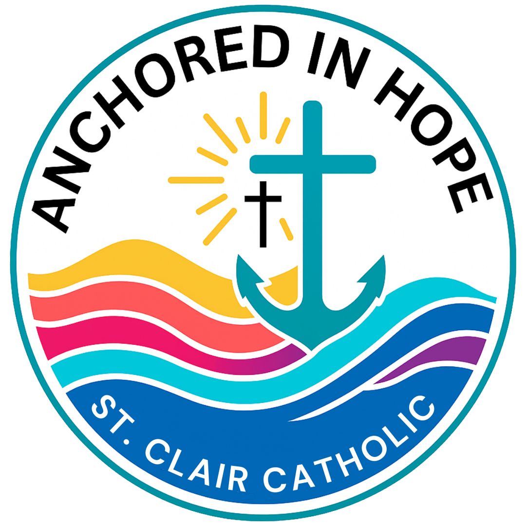 Anchored in Hope, St. Clair Catholic Logo
